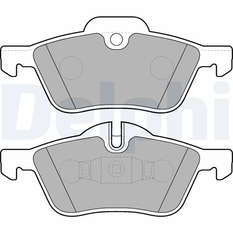 DELPHI Első fékbetét LP1657_DEL
