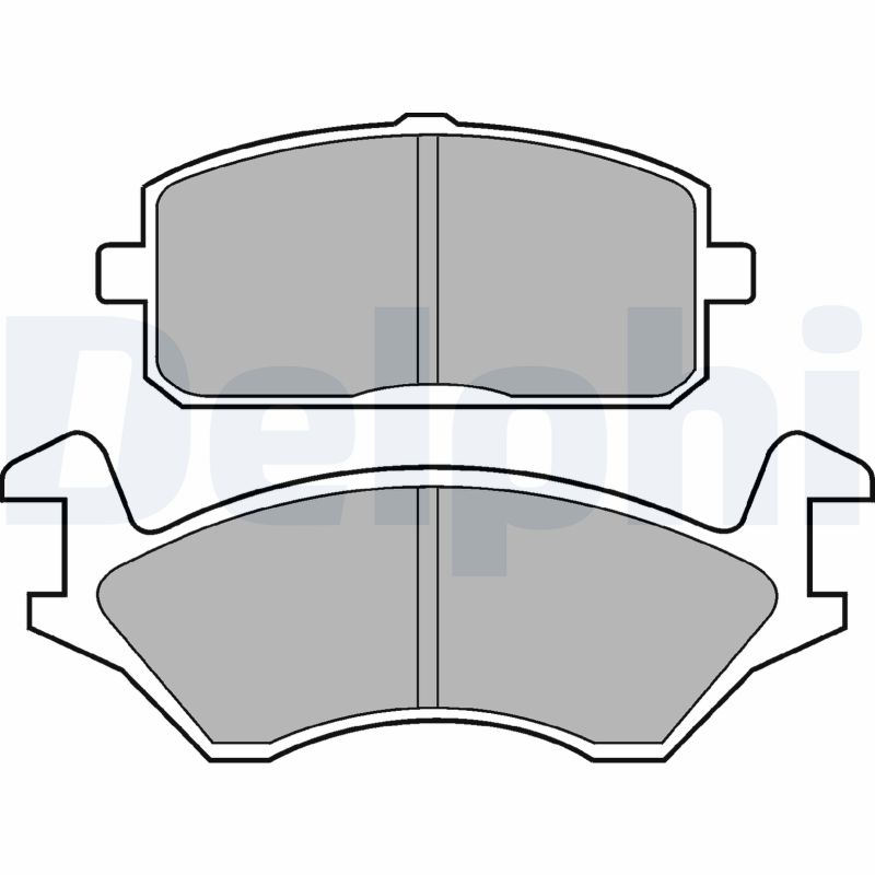 DELPHI Első fékbetét LP169_DEL