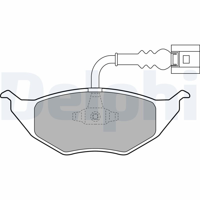 DELPHI Első fékbetét LP1736_DEL