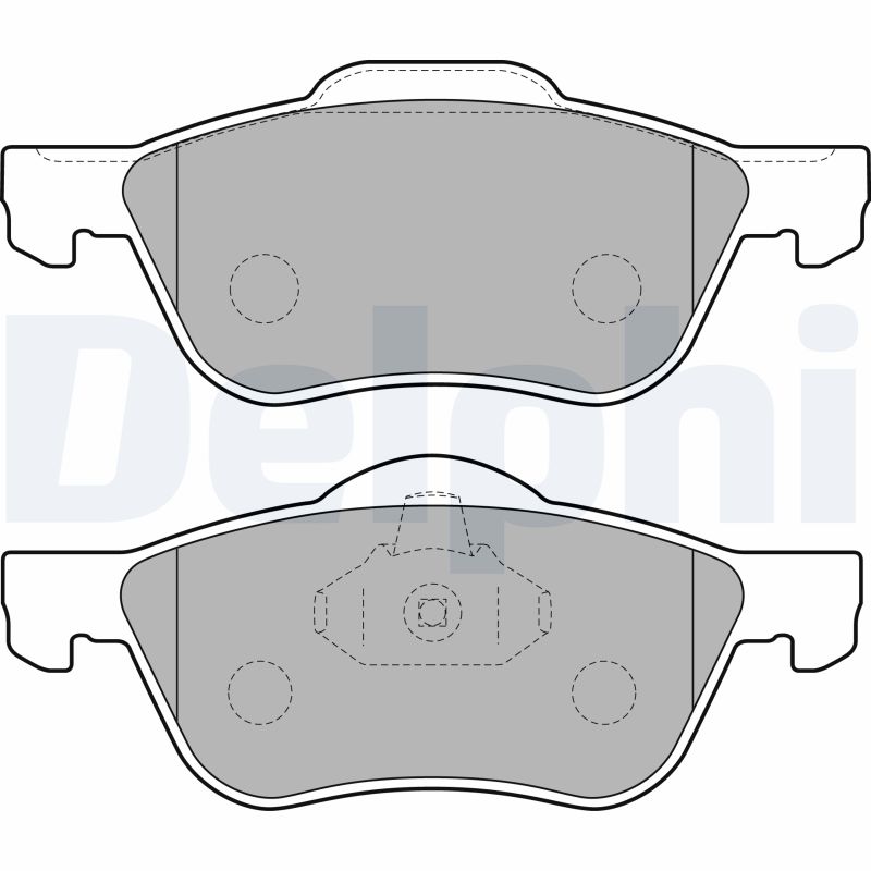 DELPHI Első fékbetét LP1830_DEL