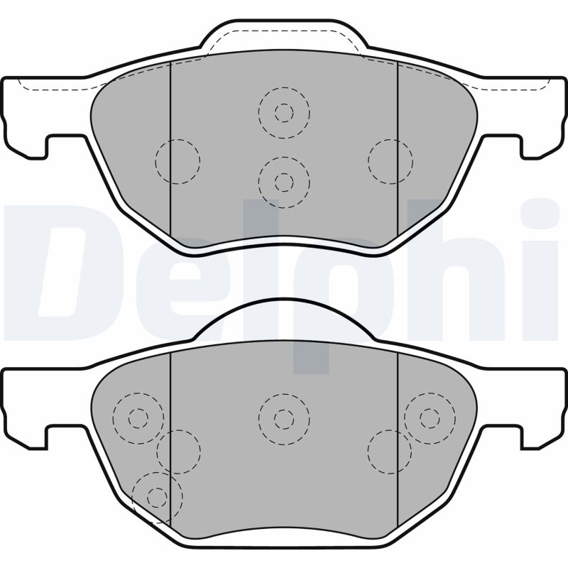 DELPHI Első fékbetét LP1862_DEL