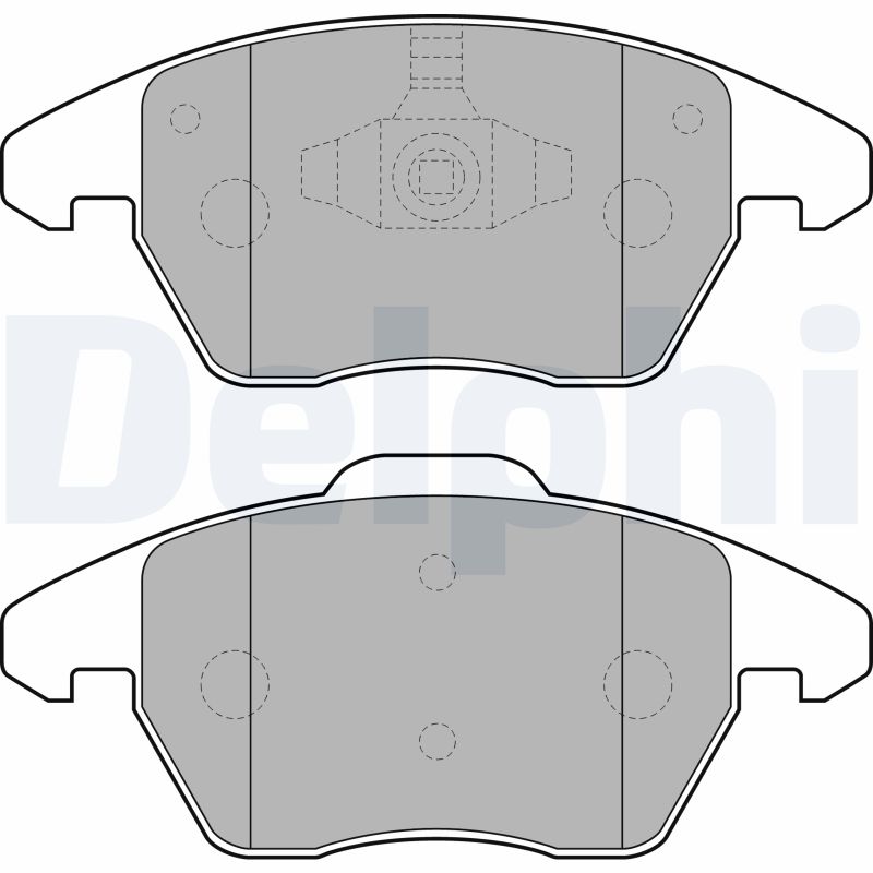 DELPHI Fékbetét, mind LP1904_DEL