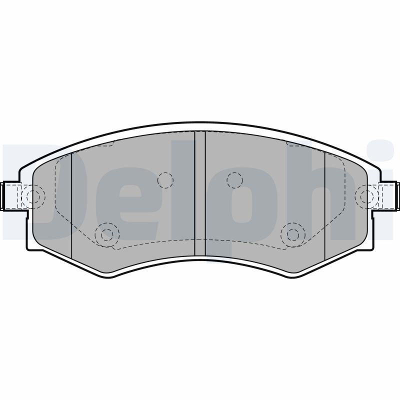 DELPHI Első fékbetét LP1928_DEL