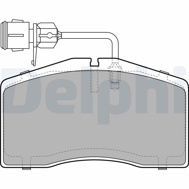 DELPHI Első fékbetét LP1945_DEL