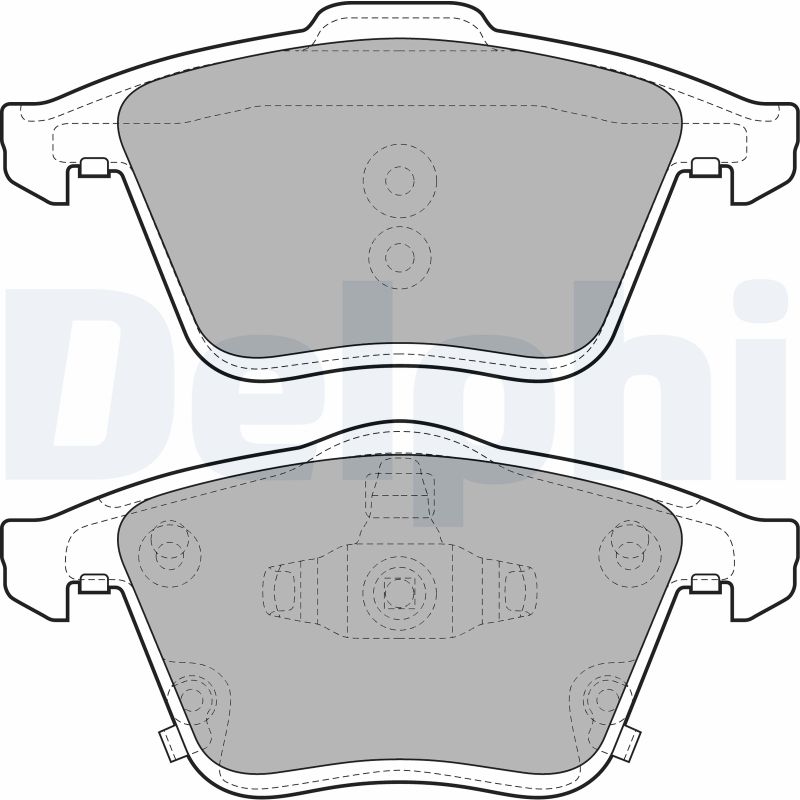 DELPHI Első fékbetét LP2025_DEL