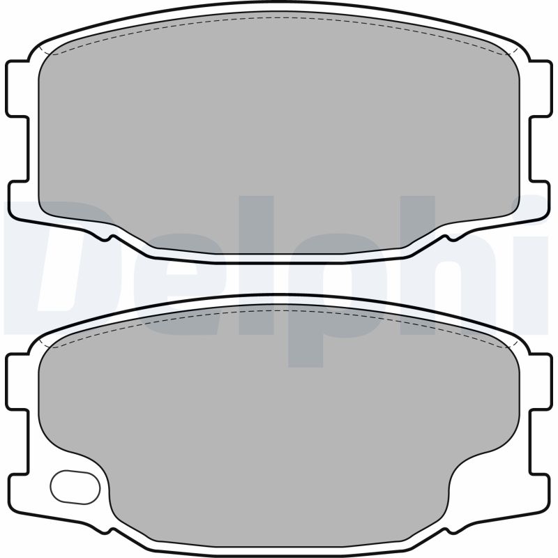 DELPHI Első fékbetét LP2073_DEL