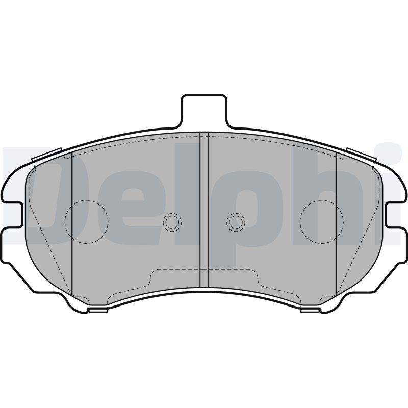 DELPHI Első fékbetét LP2150_DEL