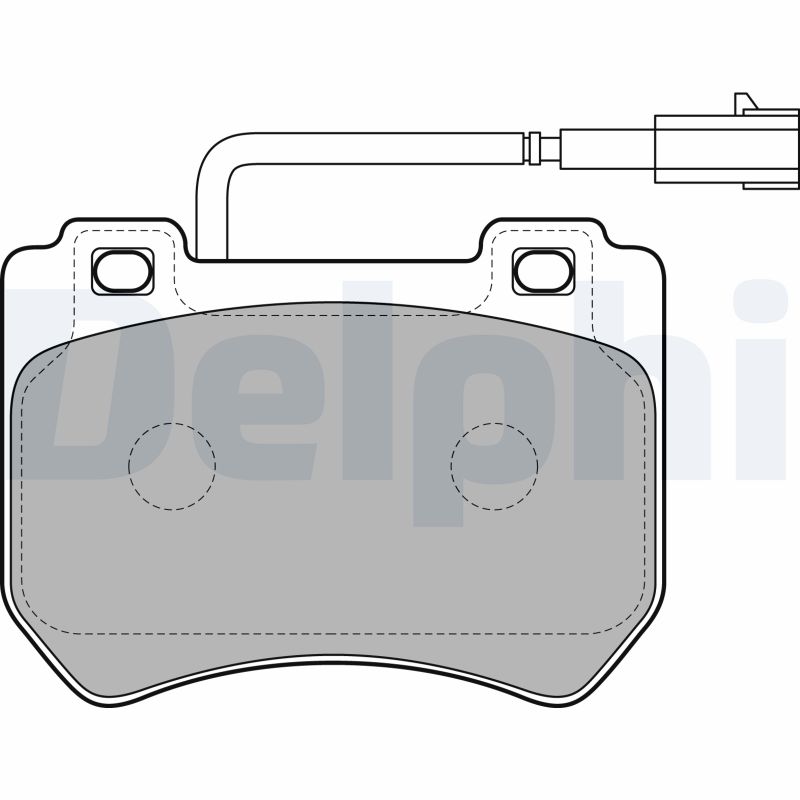 DELPHI Első fékbetét LP2200_DEL