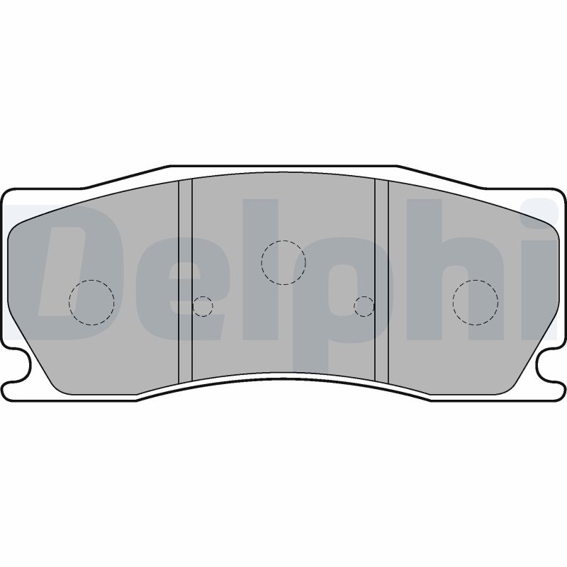DELPHI Első fékbetét LP2216_DEL