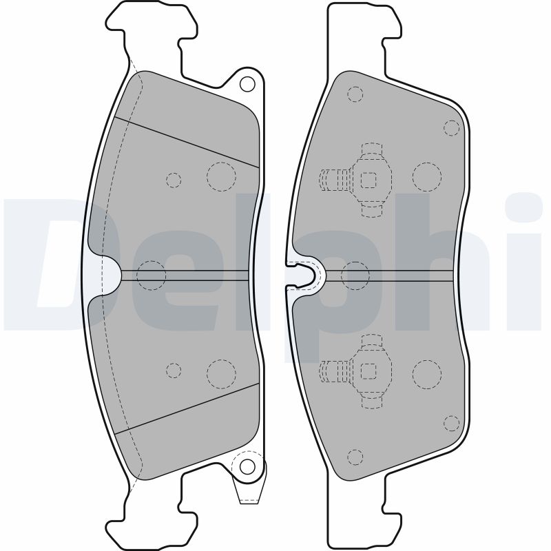DELPHI Első fékbetét LP2275_DEL