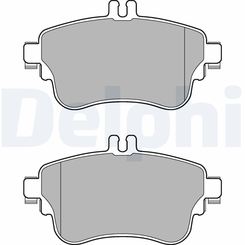 DELPHI Első fékbetét LP2442_DEL