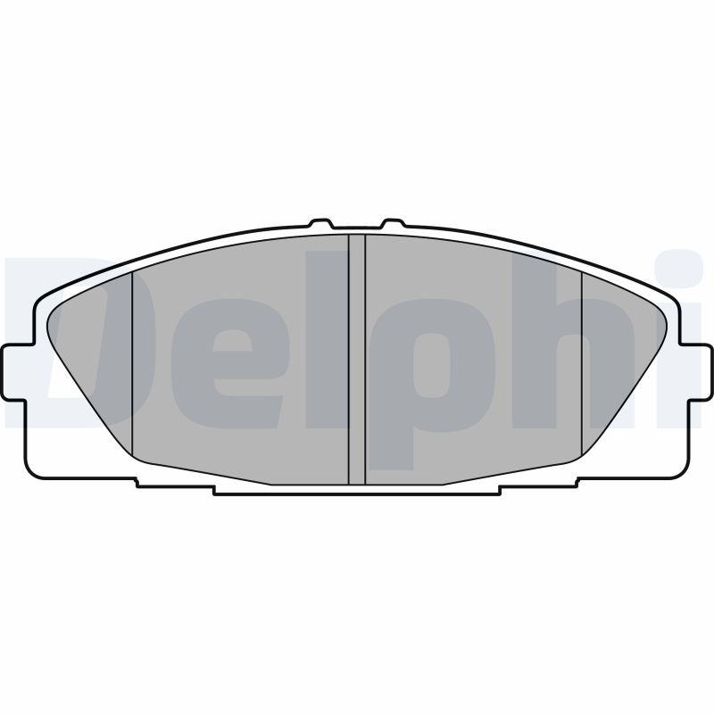 DELPHI Első fékbetét LP2473_DEL