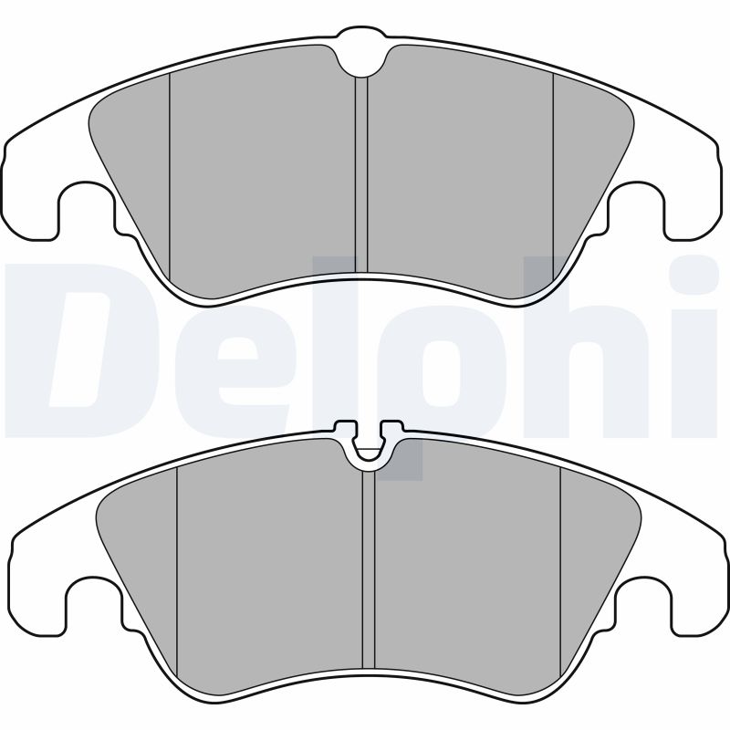 DELPHI Első fékbetét LP2715_DEL