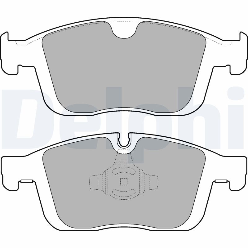 DELPHI Első fékbetét LP3258_DEL
