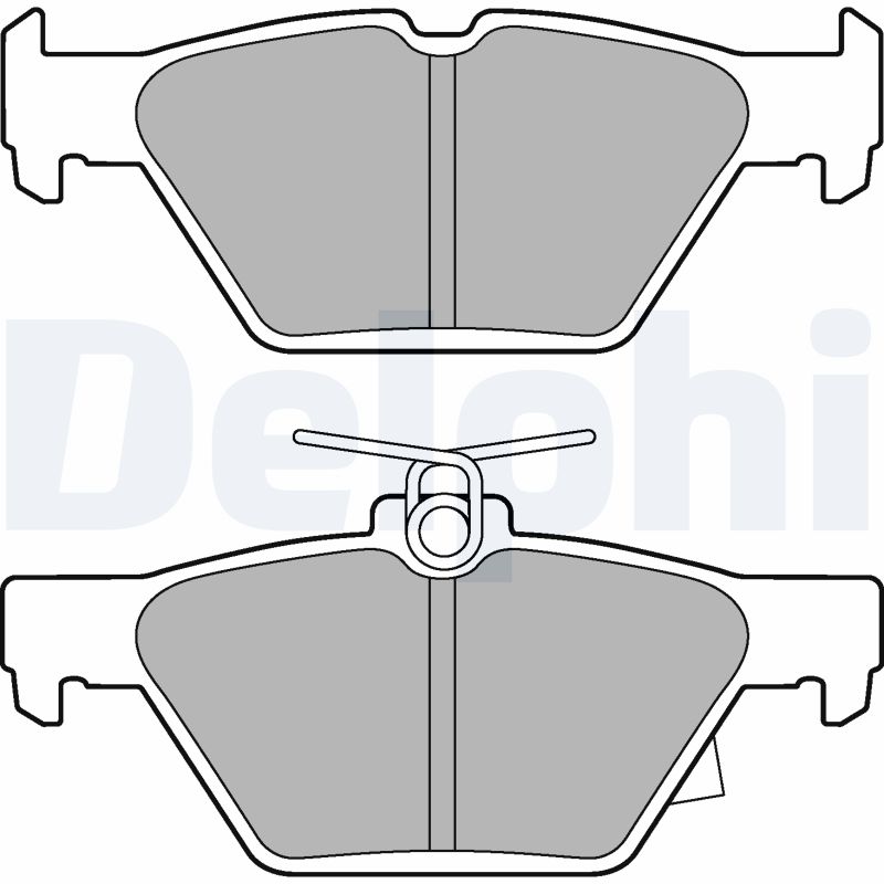 DELPHI Hátsó fékbetét LP3268_DEL