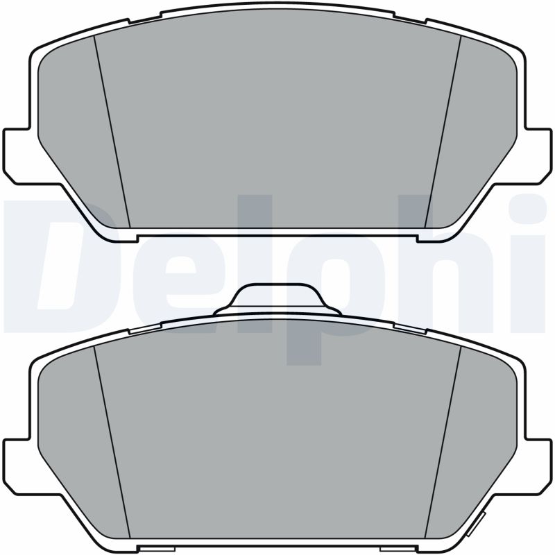 DELPHI Fékbetét, mind LP3400_DEL