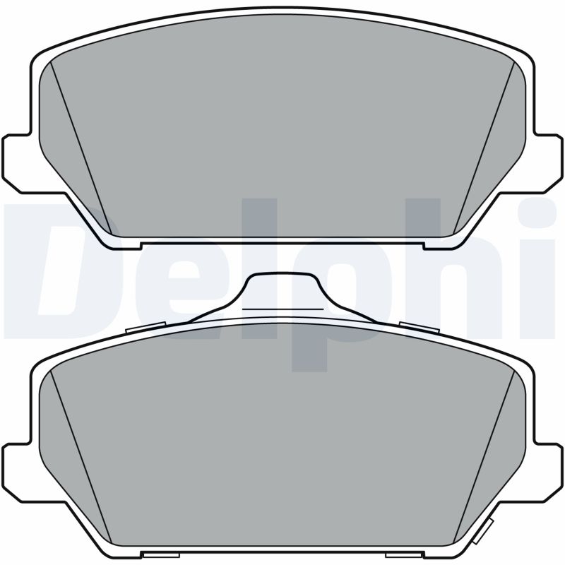 DELPHI Fékbetét, mind LP3403_DEL