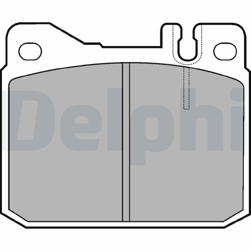 DELPHI Első fékbetét LP427_DEL