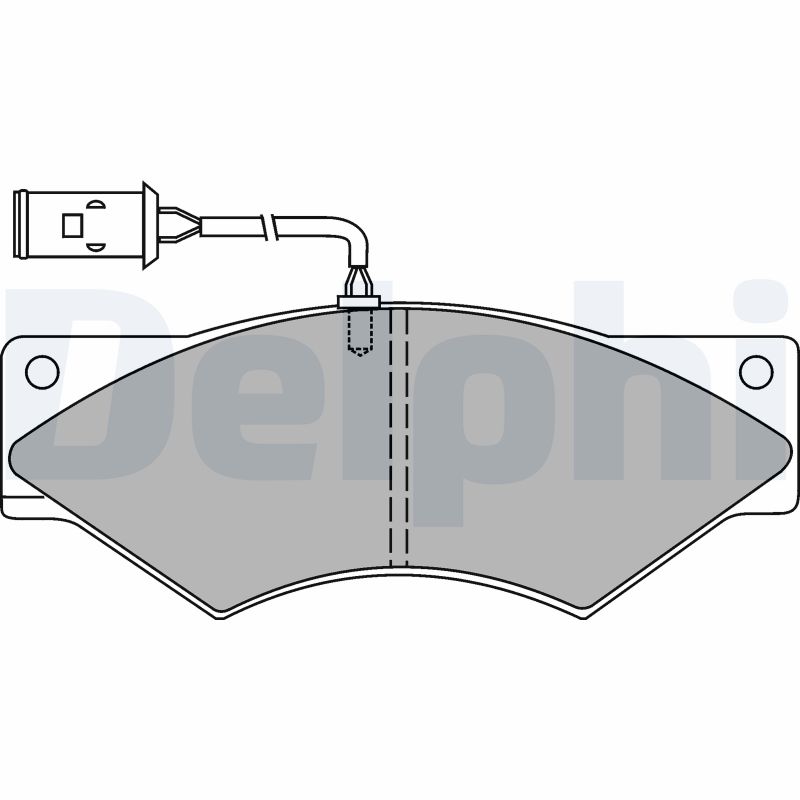 DELPHI Fékbetét, mind LP8040_DEL