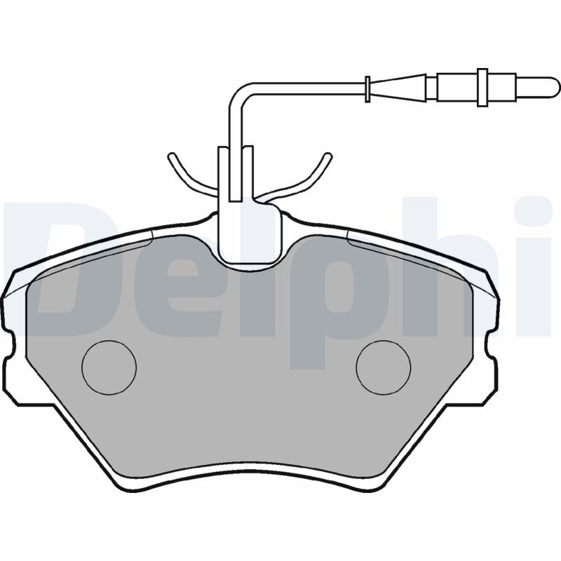 DELPHI Első fékbetét LP862_DEL