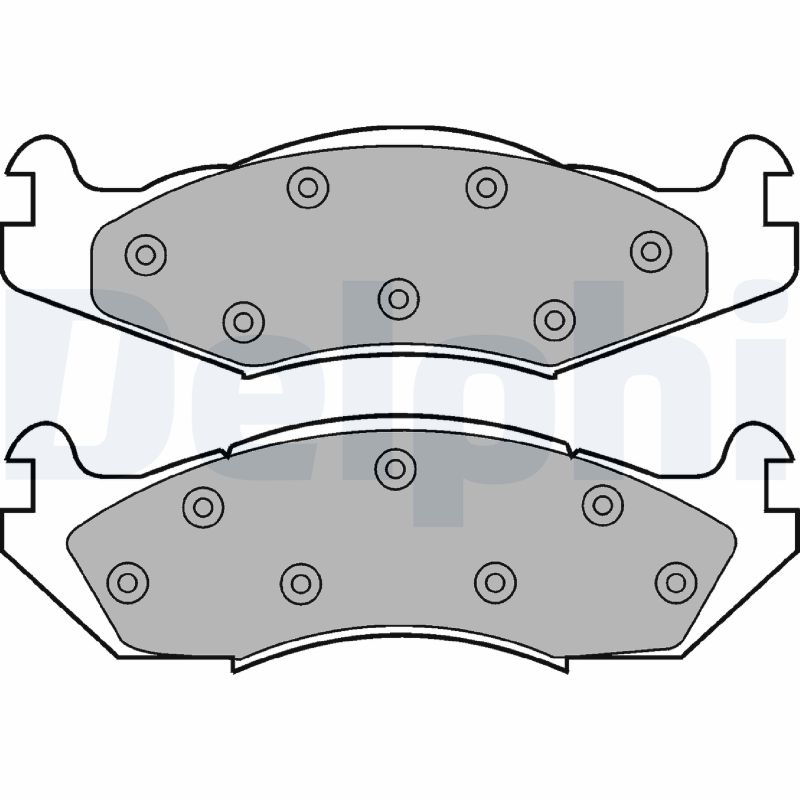 DELPHI Első fékbetét LP889_DEL
