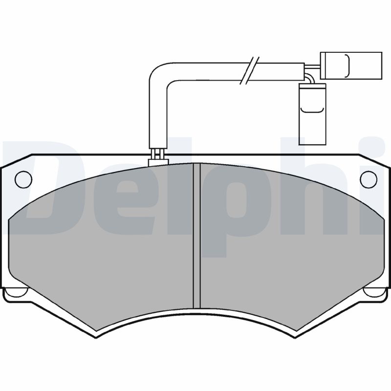 DELPHI Első fékbetét LP903_DEL