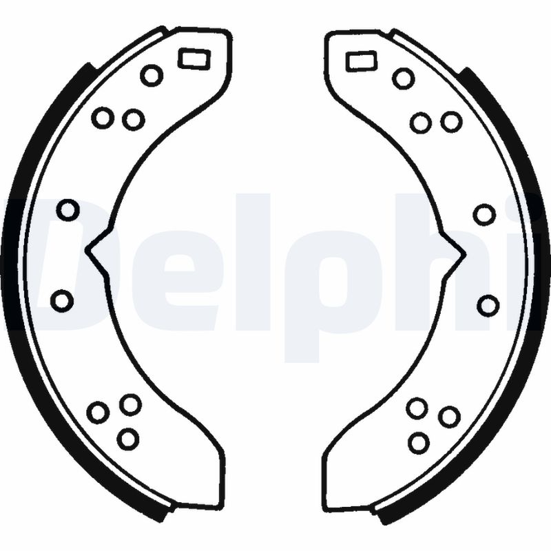 DELPHI Fékpofa LS1032_DEL