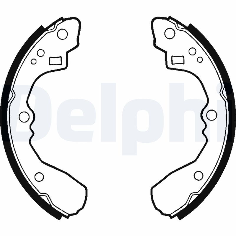 DELPHI Fékpofa LS1326_DEL