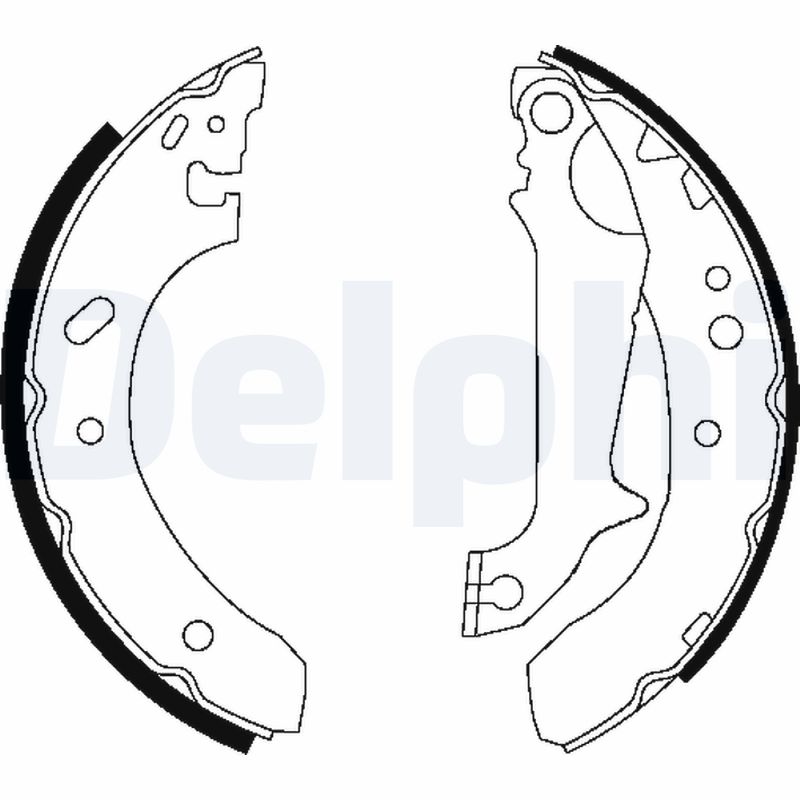 DELPHI Fékpofa LS1683_DEL