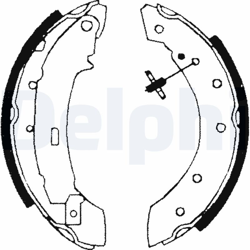 DELPHI Fékpofa LS1691_DEL