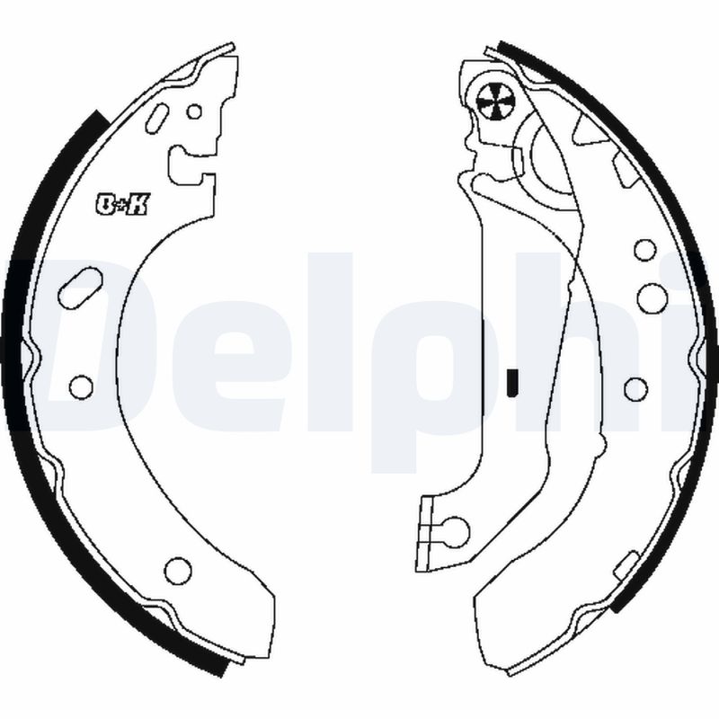 DELPHI Fékpofa LS1782_DEL