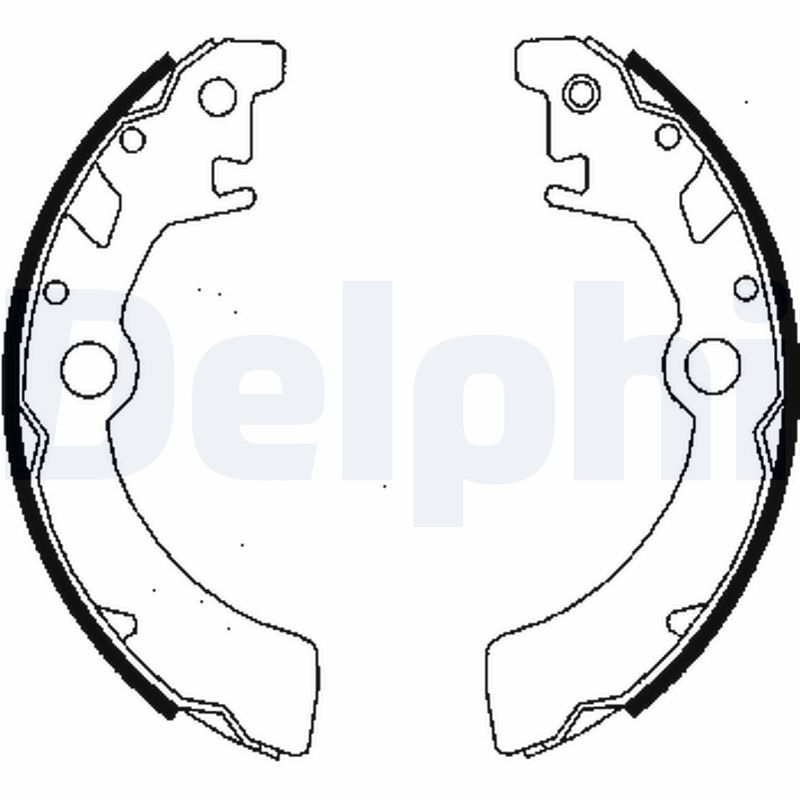 DELPHI LS1846_DEL Fékpofa