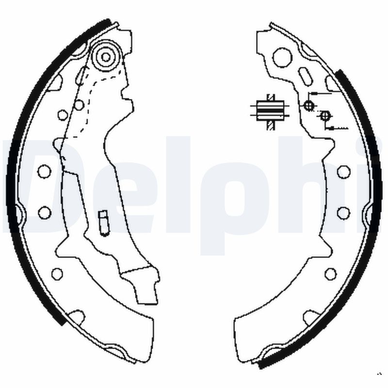DELPHI Fékpofa LS1903_DEL