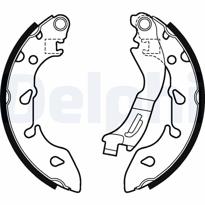 DELPHI Fékpofa LS2047_DEL