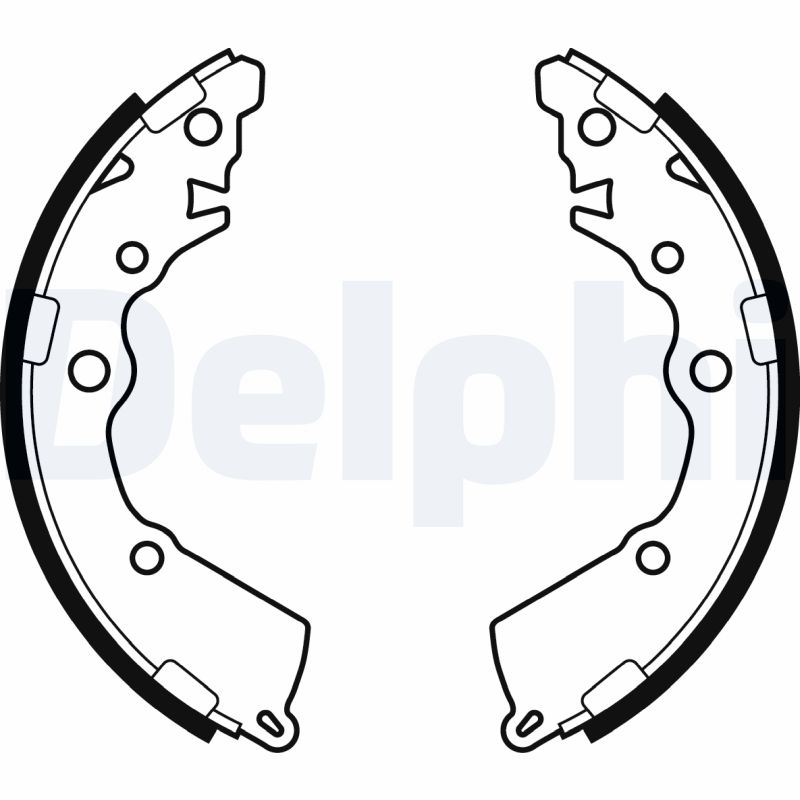 DELPHI Fékpofa LS2068_DEL