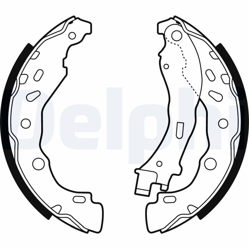 DELPHI Fékpofa LS2075_DEL