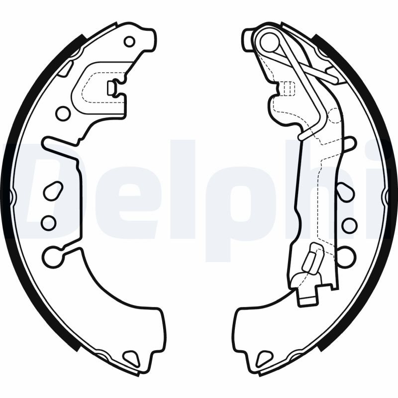 DELPHI Fékpofa LS2135_DEL