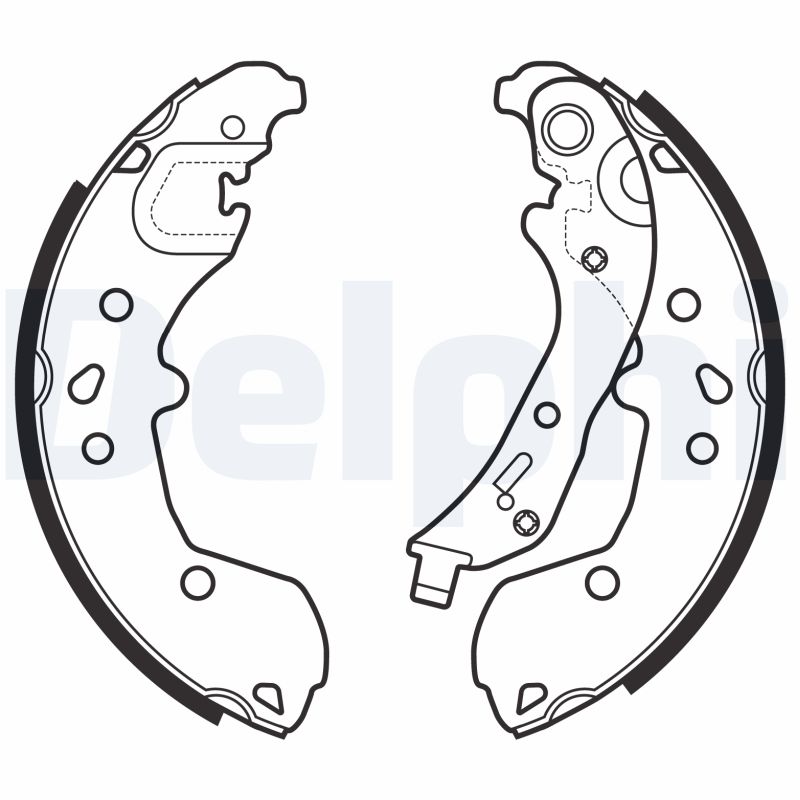 DELPHI Fékpofa LS2148_DEL