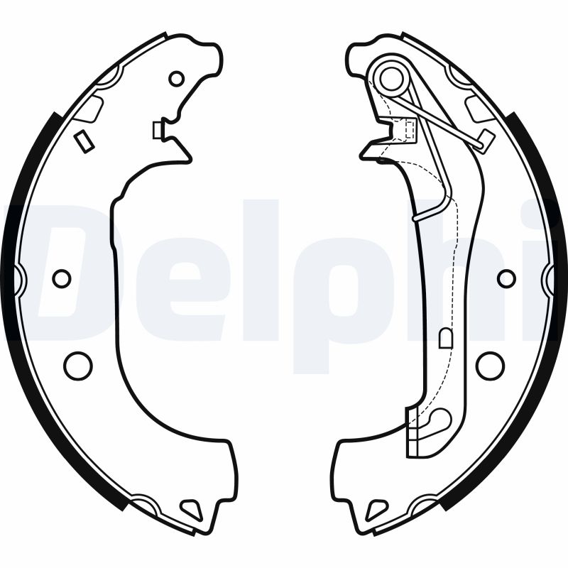 DELPHI Fékpofa LS2157_DEL