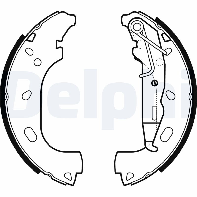 DELPHI Fékpofa LS2167_DEL