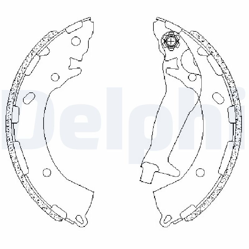 DELPHI Fékpofa LS2195_DEL