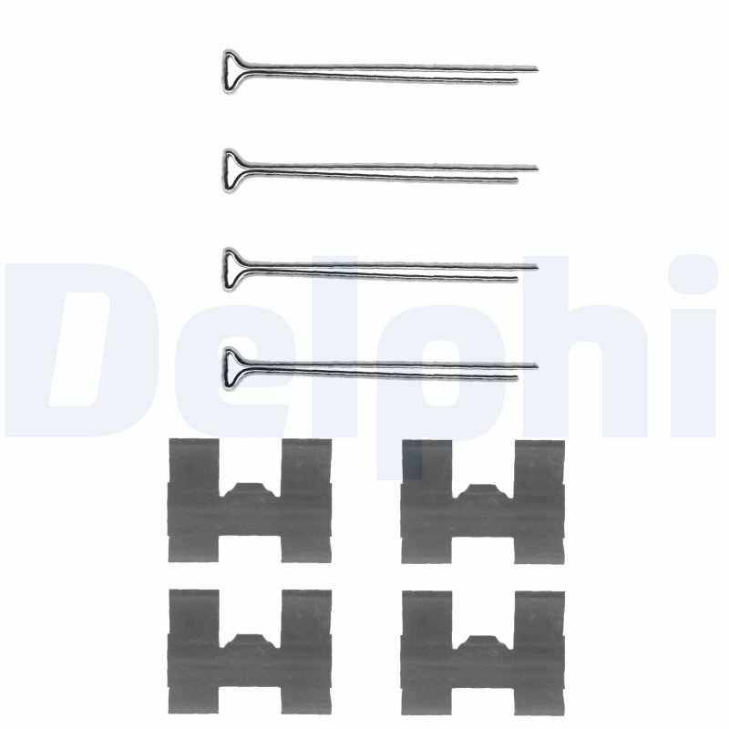 DELPHI Tartozékkészlet, tárcsafékbetét LX0040_DEL