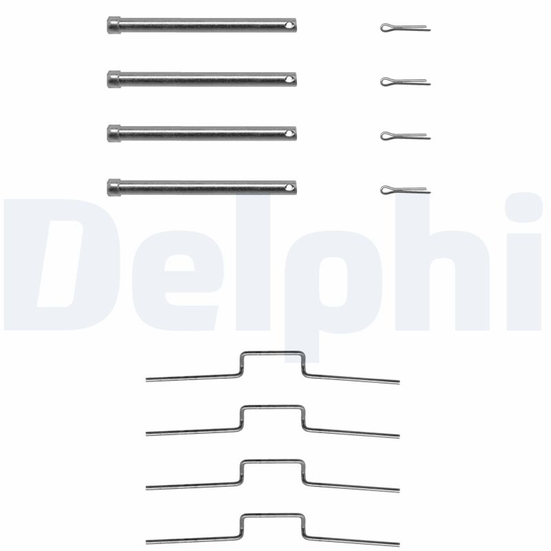 DELPHI Tartozékkészlet, tárcsafékbetét LX0165_DEL