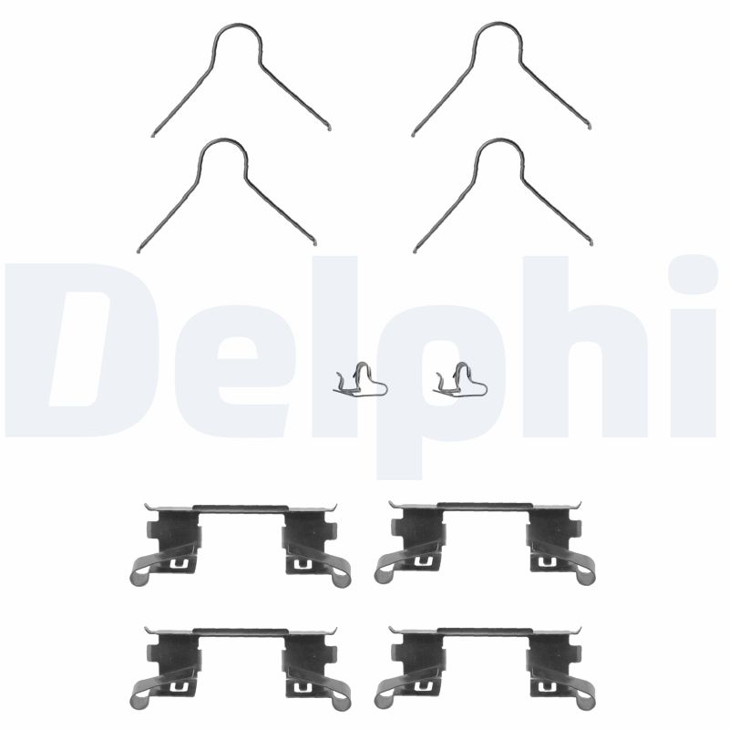 DELPHI Tartozékkészlet, tárcsafékbetét LX0253_DEL