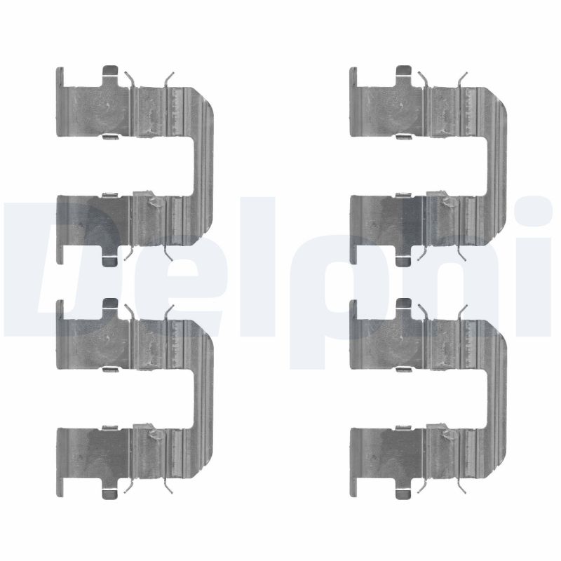 DELPHI Tartozékkészlet, tárcsafékbetét LX0489_DEL