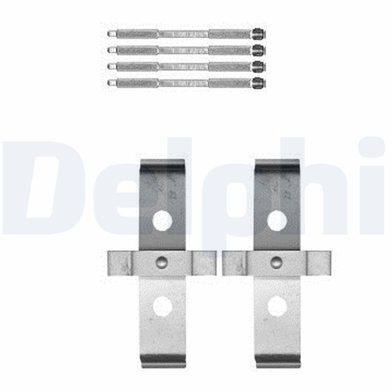 DELPHI Tartozékkészlet, tárcsafékbetét LX0595_DEL