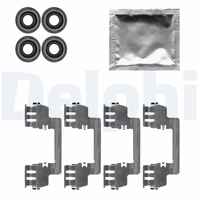 DELPHI Tartozékkészlet, tárcsafékbetét LX0616_DEL