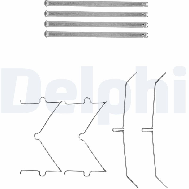 DELPHI Tartozékkészlet, tárcsafékbetét LX0627_DEL