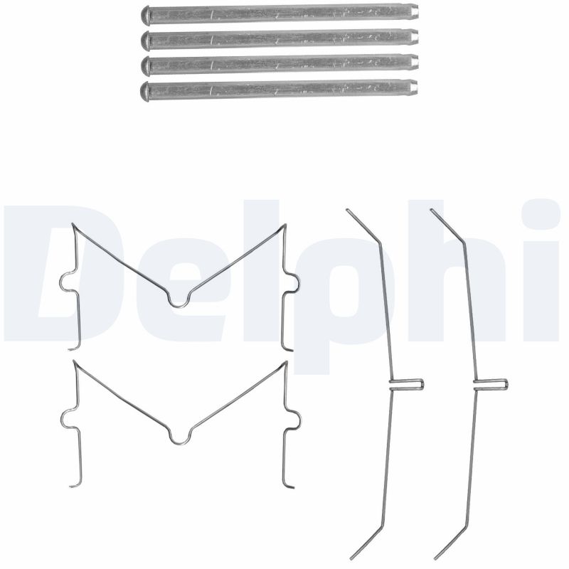 DELPHI Tartozékkészlet, tárcsafékbetét LX0637_DEL