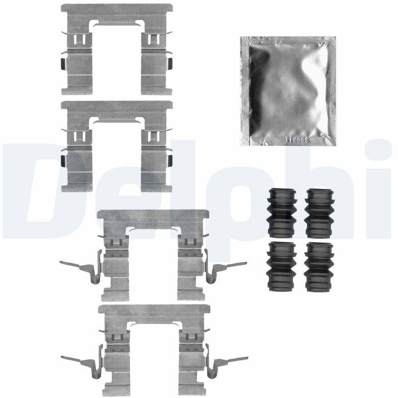DELPHI Tartozékkészlet, tárcsafékbetét LX0655_DEL